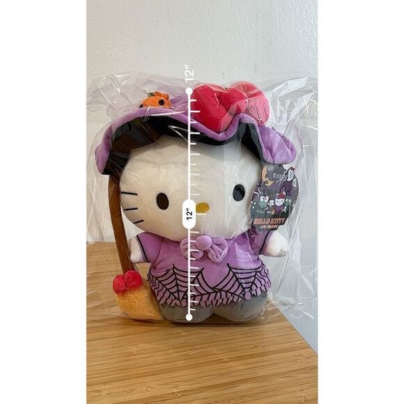 Kidrobot Sanrio Hello Kitty Witch Halloween 12" Plush - Picture 5 of 6